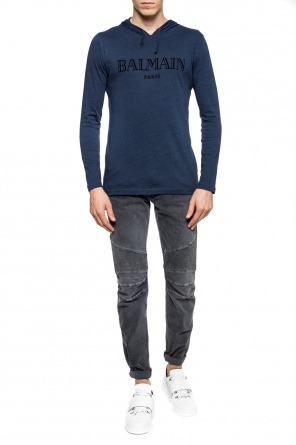 Hooded sweatshirt with logo, zdjęcie 2 Hooded sweatshirt with logo od Balmain